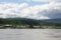 From the ferry crossing the Yukon River into Dawson