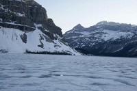 This is Bow Lake on June 2nd - just 18 days ago