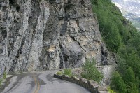 I just love this section of the road.  It is carved right into the side of the mountain.
