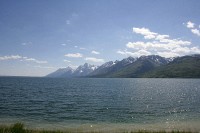 Jackson Lake.  The last time I saw it it was about 15 feet below normal. I am glad to see it full again.