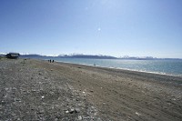 The shore of the Homer Spit