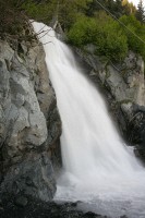 A longer exposure of a water fall - the fall was not spectacular, but the effect is interesting.