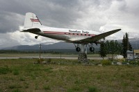An old 'goony bird' (DC-3) at the Yukon Transportation Museum