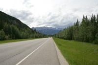 Back into the mountains, heading for Jasper