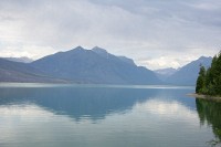 Lake McDonald.  Rain look eminent today, but I never got more than a couple of drops.  It was very hazy.