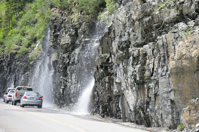Glacier National Park - the Weeping Wall