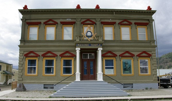 Various architectural photographs from Dawson, City, Yukon.