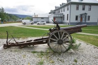 I found a couple of old canons in a park - Dawson, City, Yukon.