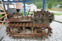 A really old track vehicle.