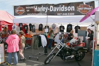 The Harley marketing machine is everywhere.