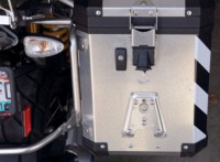 2011 BMW R1200GS Adventure - BMW factory cases with Touratech quick release brackets