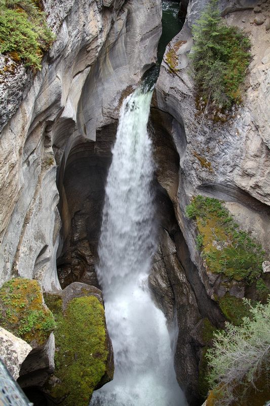 Maligne Canyon.  Just about 6 miles from the lodge.  A great day trip and quite a hike from end to end.